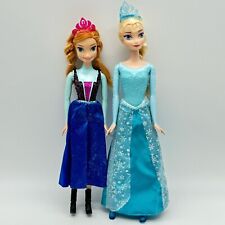 Boneca Mattel 2012 Disney Frozen Anna e Elsa Sparkle com vestido e botas sapatos comprar usado  Enviando para Brazil