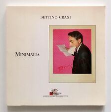 Bettino craxi minimalia usato  Roma