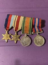 4.ww2 miniature medal for sale  LICHFIELD