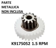 Engranaje de Nailon para Motorreductor Estufa Pellets Kenta K9175052 1.5 1,5 RPM segunda mano  Embacar hacia Argentina