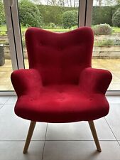 Made.com armchair red for sale  EASTLEIGH