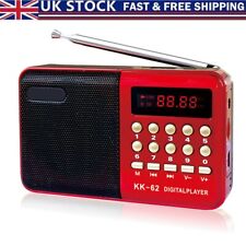 Rechargeable portable radio for sale  UK