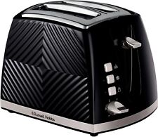 Russell Hobbs Textured 2 Slice Tactile 3D Design Bread Toaster Black for sale  Shipping to South Africa