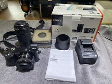 Câmera Digital Sony Alpha A6000 24.3MP - Preta (Kit com Zoom 16-50mm e 55-210mm comprar usado  Enviando para Brazil