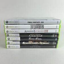 LOT of 7 Games Xbox 360 Skyrim Mortal Combat Assasins Creed 3 Final Fantasy for sale  Shipping to South Africa