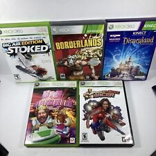 Xbox 360 Games lot Of 5 Borderlands, Stoked, Big Bumpin, Pocket Bike Racer for sale  Shipping to South Africa