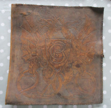 Pasta de documentos antiga de couro feita à mão comprar usado  Enviando para Brazil