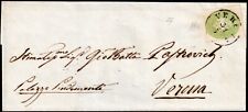1863 lettera verona usato  Novedrate