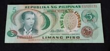 1949 5 Limang Pisos (Cinco Pisos) República NG Pilipinas. Billete de banco Pilipina segunda mano  Embacar hacia Mexico