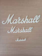 Logo marshall, amplificador, varias medidas  a elegir colores blanco y dorado comprar usado  Enviando para Brazil