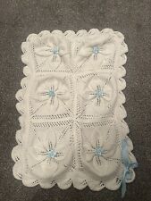 Handmade crocheted blue for sale  ROTHERHAM