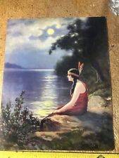 Vintage F.R. Harper Indian Maiden Print "Minnehaha" for sale  Shipping to South Africa