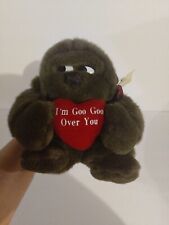 Used, Vintage Gorilla Soft Plush. "I'm Goo Goo Over You." for sale  Shipping to South Africa