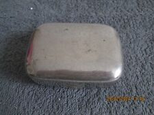 Metal tin hinged for sale  POOLE