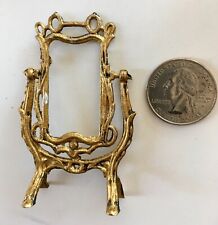 Antique c 1900 German Gilt Ormolu Art Nouveau Cheval Mirror No Glass , used for sale  Shipping to South Africa