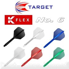 3 Dart Flights TARGET K-FLEX No. 6, Farbe & Länge wählbar comprar usado  Enviando para Brazil