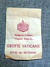 Grutas Vaticanas Artículos Religiosos Objetos Religiosos Bolsas antiguas Souvenier Ita segunda mano  Embacar hacia Argentina