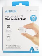 Anker PowerPort PD Nano 20W Fast USB-C Wall Charger Adapter For iPhone 13 14 15, used for sale  Shipping to South Africa
