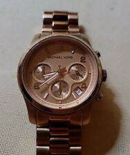 Relógio feminino Michael Kors cronógrafo ouro rosa MK-5128 bateria nova  comprar usado  Enviando para Brazil