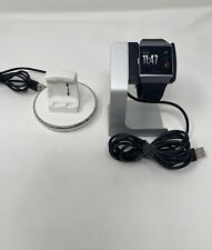 Fitbit Ionic Smart watch Fitness Tracker Watch With 2 Stand Chargers Included. for sale  Shipping to South Africa