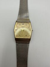 Seiko 6530 5620 Running Project Vintage Quartzo Quadrado Tom Dourado Relógio Masculino Japão comprar usado  Enviando para Brazil