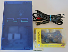 Console PS2 PlayStation 2 SCPH-37000 azul oceano Sony Japão importado F/S testado comprar usado  Enviando para Brazil