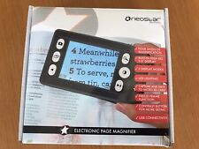Electronic page magnifier for sale  EPSOM
