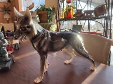 Large 10” by 14”  Austria German Shepherd Dog Figurine Beautiful Vintage for sale  Shipping to South Africa