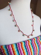 Crochet necklace handmade gebraucht kaufen  Berlin