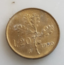 20 lire 1980 usato  Luni