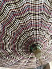 Vintage check umbrella for sale  CANTERBURY