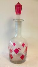 Carafe verre rouge d'occasion  Andernos-les-Bains