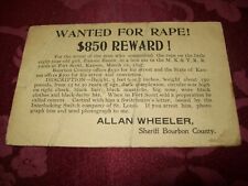 1897 wanted assault for sale  Wichita