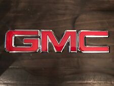 GMC OEM Front Grille Emblems Red & Black Chrome Sierra Yukon Savanna 22881265 til salgs  Frakt til Norway