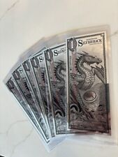 1 Silverback Dragon Limited Edition .999 Fine Silver Note, used for sale  Shipping to South Africa