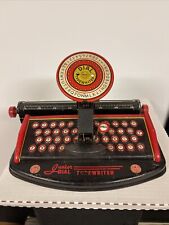 Mar Toys Junior Dial Typewriter Black & Red Tin Litho  Parts/repair/display Only for sale  Shipping to South Africa