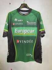 Maillot cycliste TEAM EUROPCAR signé Angelo TULIK shirt trikot camiseta L, occasion d'occasion  Nîmes
