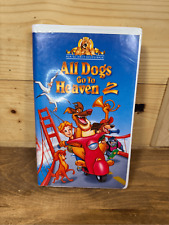 Usado, Filme de animação familiar MGM All Dogs Go To Heaven 2 VHS classificação G 1996 comprar usado  Enviando para Brazil