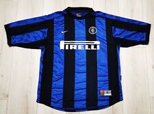 Camiseta deportiva de fútbol Nike Inter de Milán 1999 2000 hogar #9 de Ronaldo talla L segunda mano  Embacar hacia Argentina