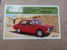 Hillman car range for sale  WEYMOUTH