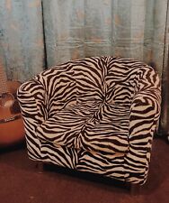 Tub chair zebra for sale  DARTFORD