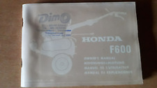 Honda tiller f600 d'occasion  Bonneval