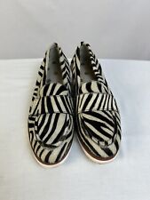 Boden Elizabeth Zebra loafers size 39 size 8 for sale  Shipping to South Africa