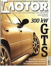 Revista MOTOR janeiro de 2000 HSV GTS Audi S3 Porsche Boxster Honda S2000 Toyota comprar usado  Enviando para Brazil