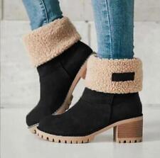 Novas Botas Femininas Quentes de Lã de Lona de Inverno Botas de Neve Sapatos Moda, usado comprar usado  Enviando para Brazil