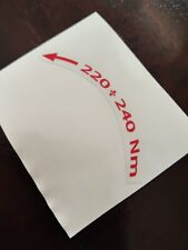Adesivo taratura sticker usato  Latiano