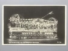 Used, Portsmouth 1934 lovely 'Navy Week' illuminated tram car + passengers RP postcard for sale  Shipping to South Africa
