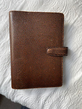 brown leather filofax for sale  KETTERING