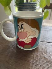 Used, Disney GRUMPY Snow White & 7 Dwarves Mug / Cup. "Back off I'm Grumpy" VGC Used for sale  RUISLIP