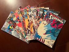 Cómics Vintage Mexicanos 9 DIF SUPERMAN DC Españoles de 1990 segunda mano  Embacar hacia Argentina